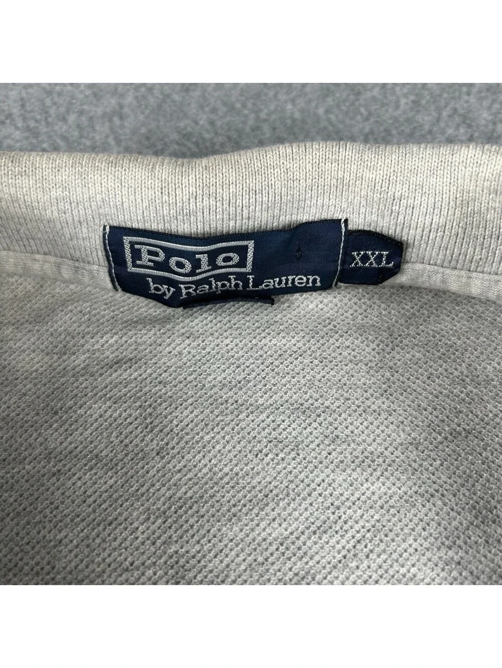 Ralph Lauren Shirt Polo Gray Long Sleeve Mens Size XXL